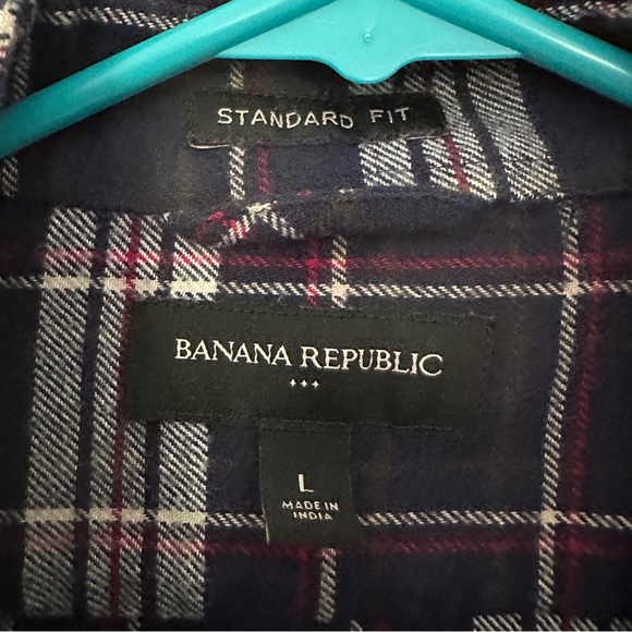 Lot Mens Shirts (14). XL Neck size 17.5, (3 size L) Chaps, Izod, JCrew, Banana. - Picture 8 of 15